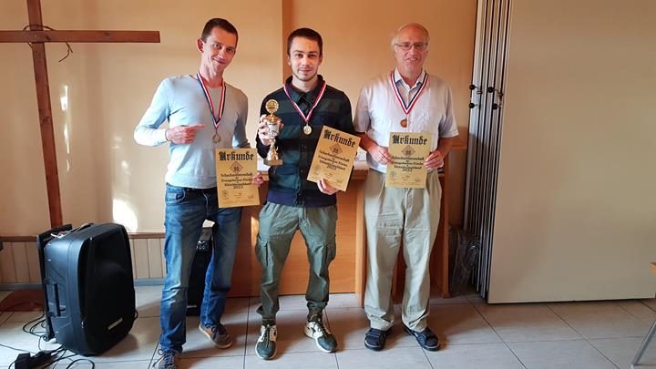 v.l. Daniel, Tobias Kissmann (SV Motor Zeitz), Jörg Fischer (SV 1948 Künsebeck)