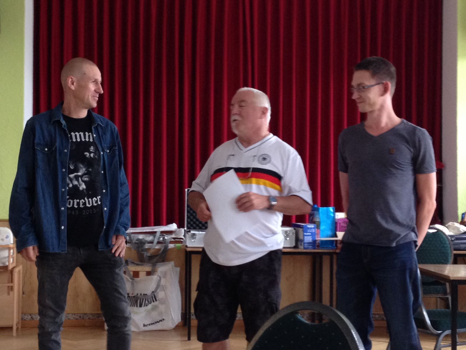 Daniel Platz bei der Siegerehrung