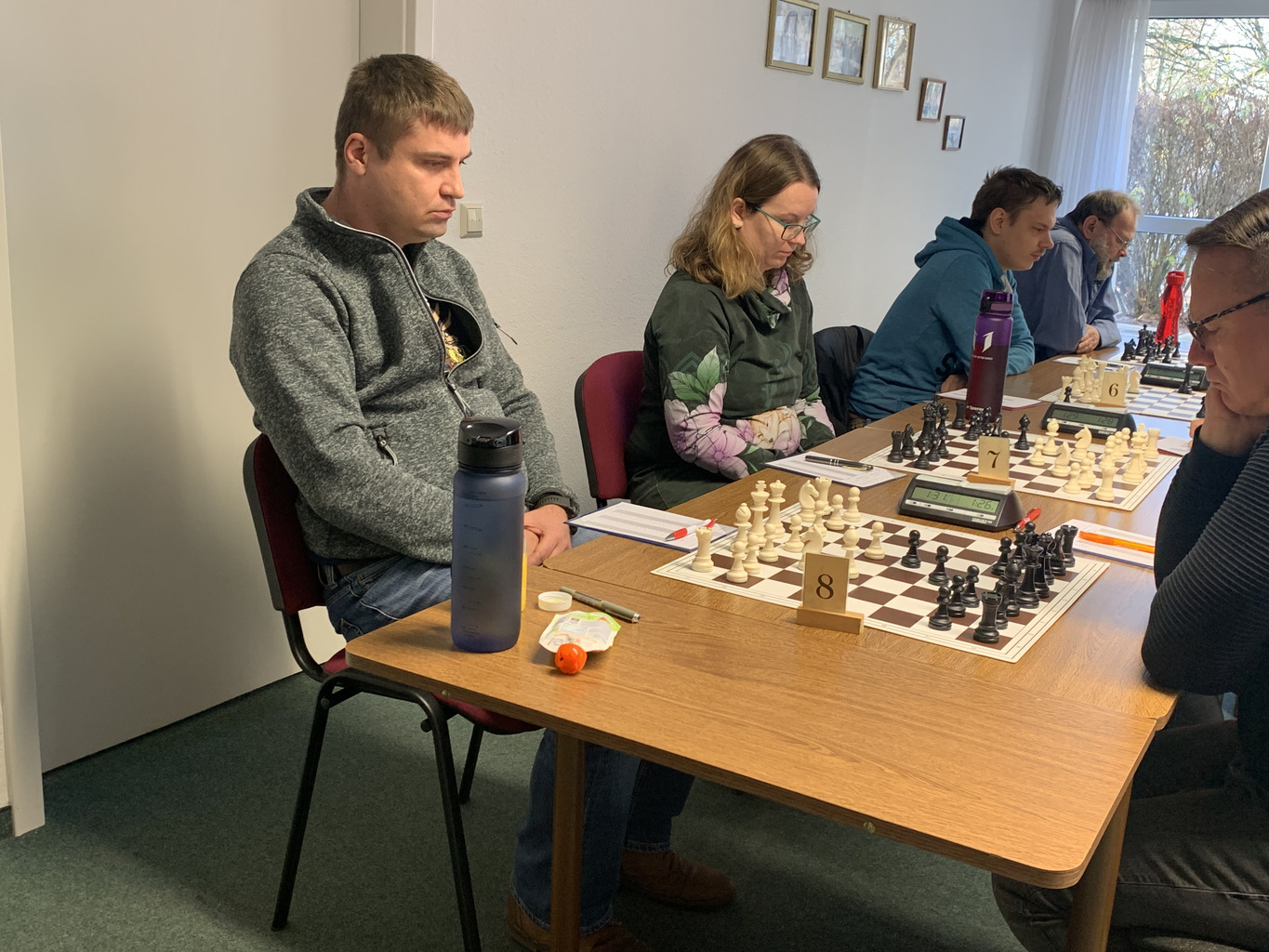 Greini führt uns zum 4:4 Evi und Greini